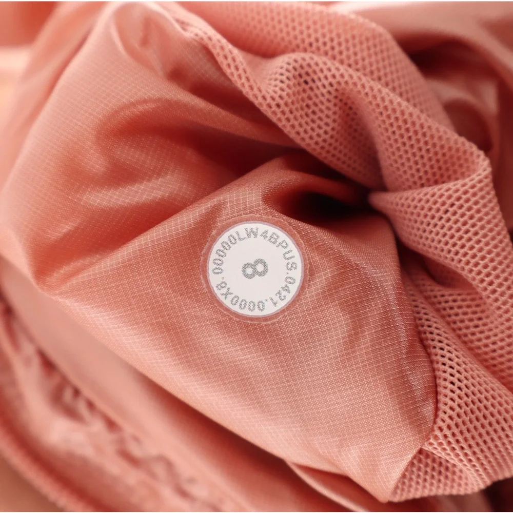 Lululemon Women's Sz 8 Down For It All Vest Shine Pink Savannah Down Feather